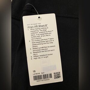 lululemon athletica Black High-Rise Athletic Shorts